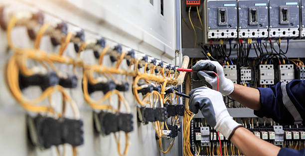 Professional Electrician technician working in Southport, NC